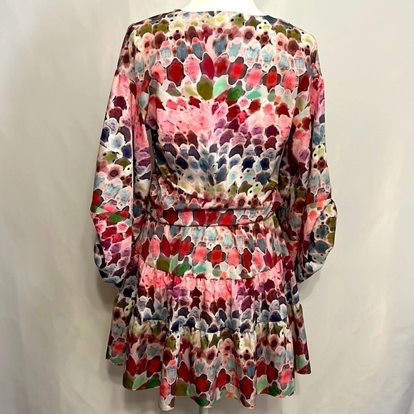 ALEXIS ABSTRACT COLOR MAXI DRESS SIZE 6 - Picture 6 of 12